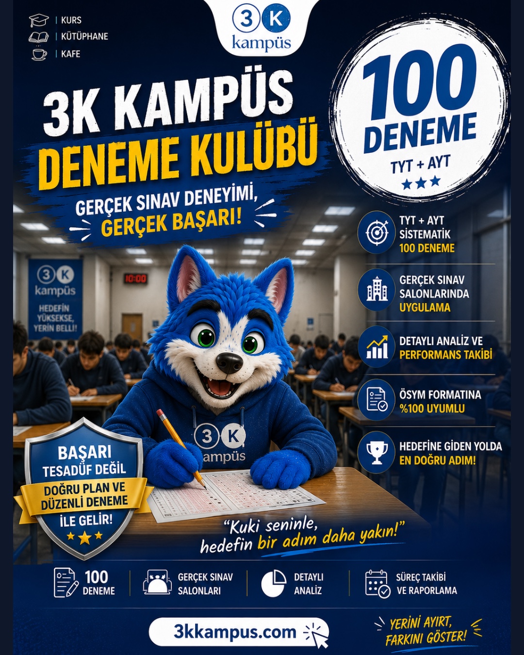 Hedef yüksekse, yerin belli!